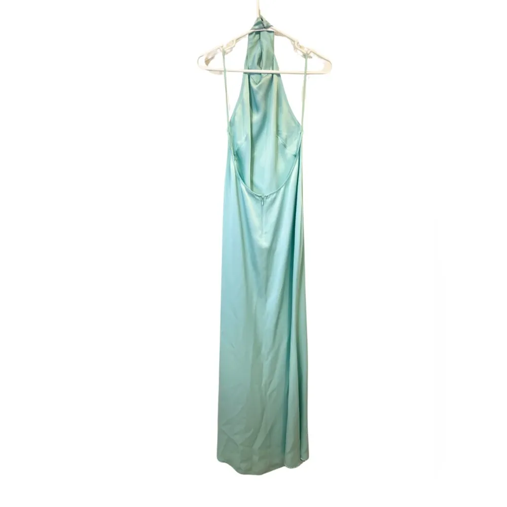 Lapointe Blue Satin Halter A - Image 10