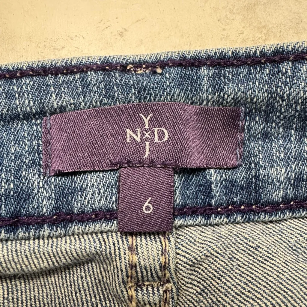 NYDJ Blue Boot Cut Jeans Size 6 Medium Wash 29x31 - Image 3