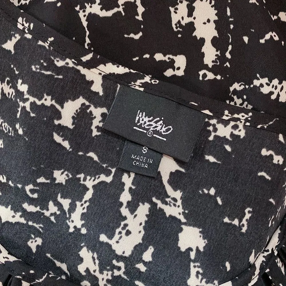 MOSSIMO Geometric Small Blouson Cut out Neckline Mini Dress - Image 6