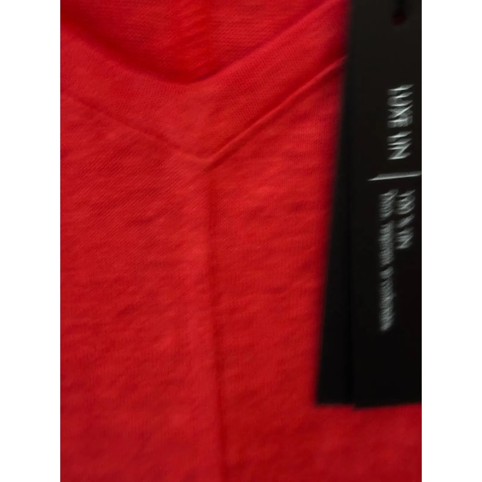 TAHARI Women's Red 100% Linen V Neck Short Sleeve Tunic Top Plus Size 1X NWT - Image 4