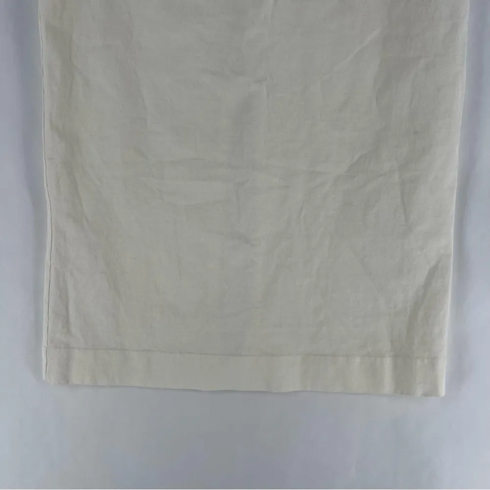 Free People Beach Elizabeth Midi Dress Cotton Strapless Breathable Slit - Image 5