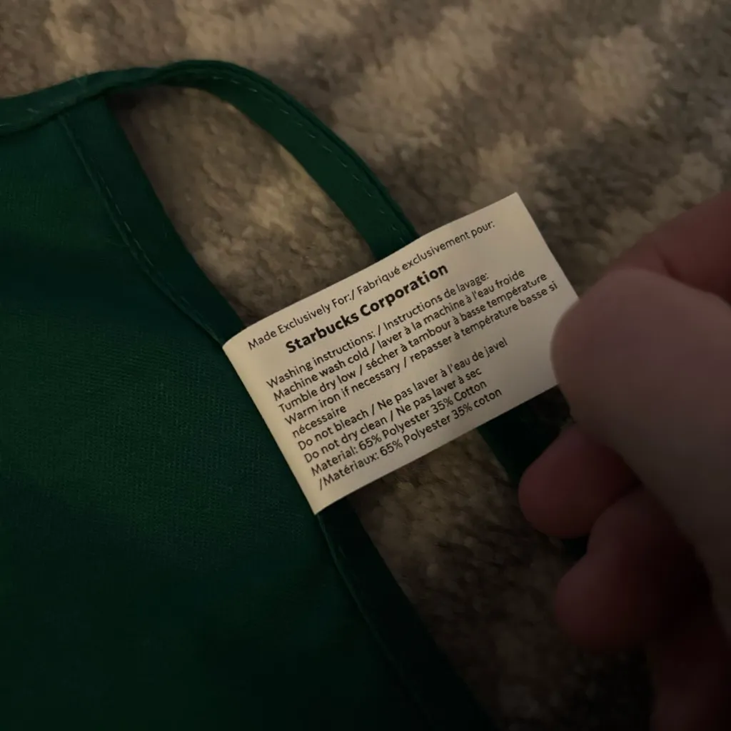 Green Starbucks Apron - Image 4