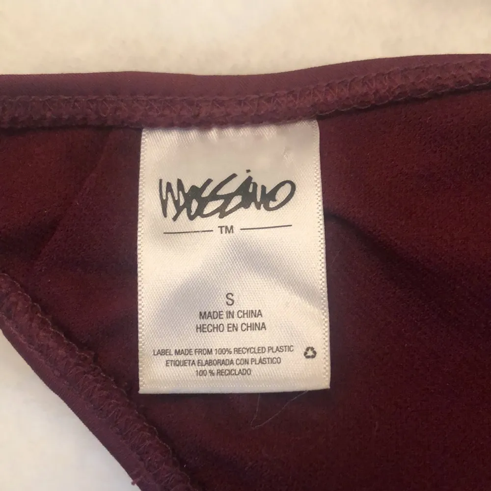 Mossimo Halter Swim Bikini Top Maroon Size SMALL - Image 7