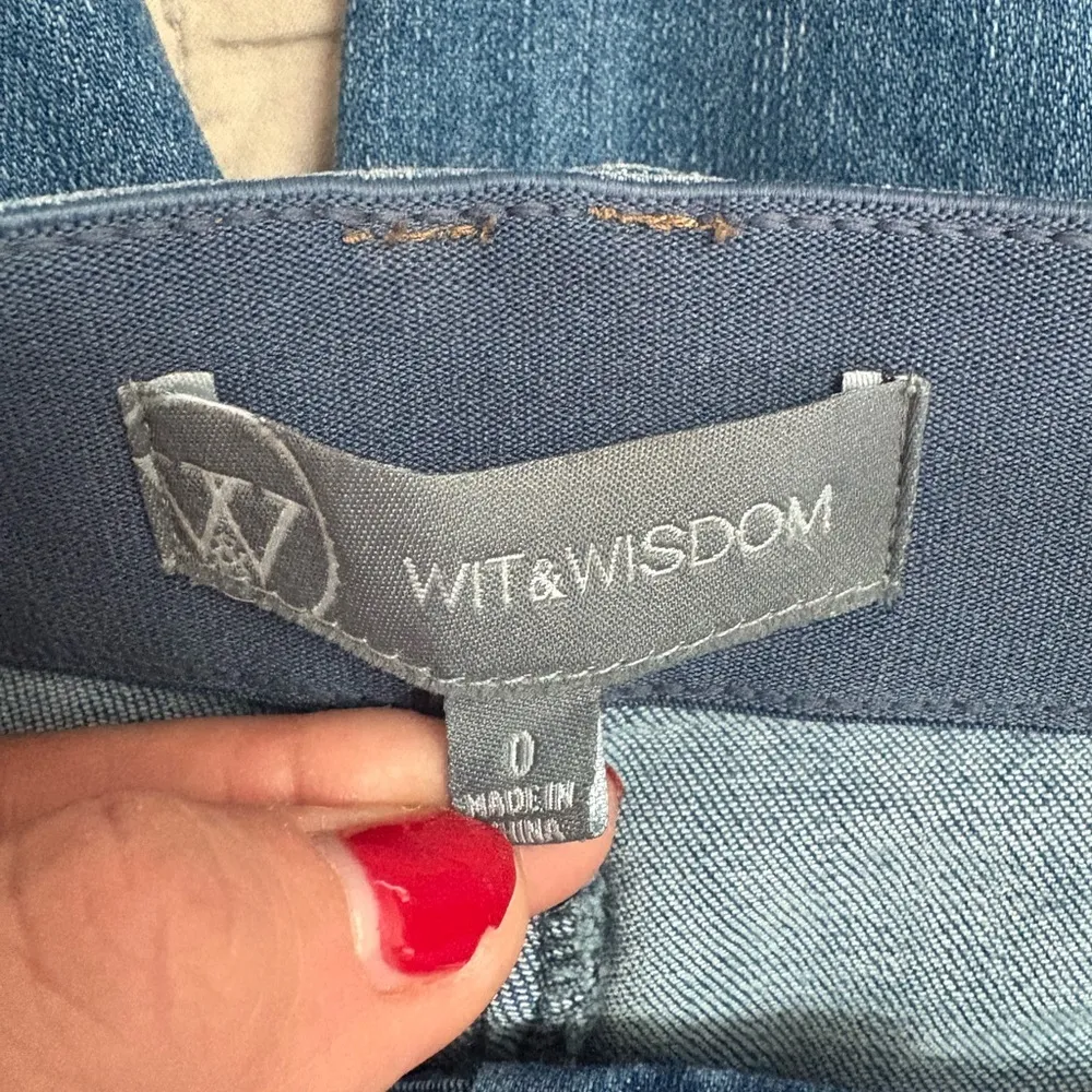 Wit and Wisdom Size O Absolution Skyrise Wide leg‎ Jean - Image 4