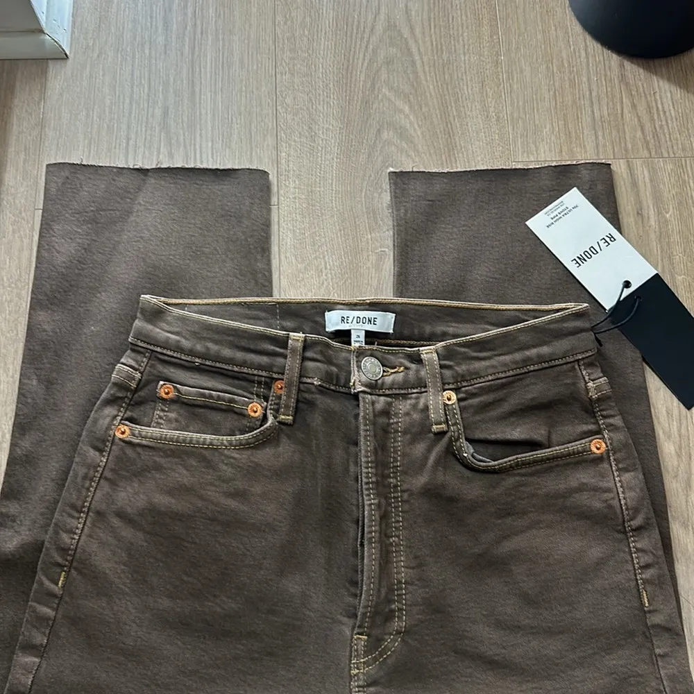 NWT Re/Done 70s Ultra High Rise Stove Pipe Straight Ankle Jeans 26 - Image 4