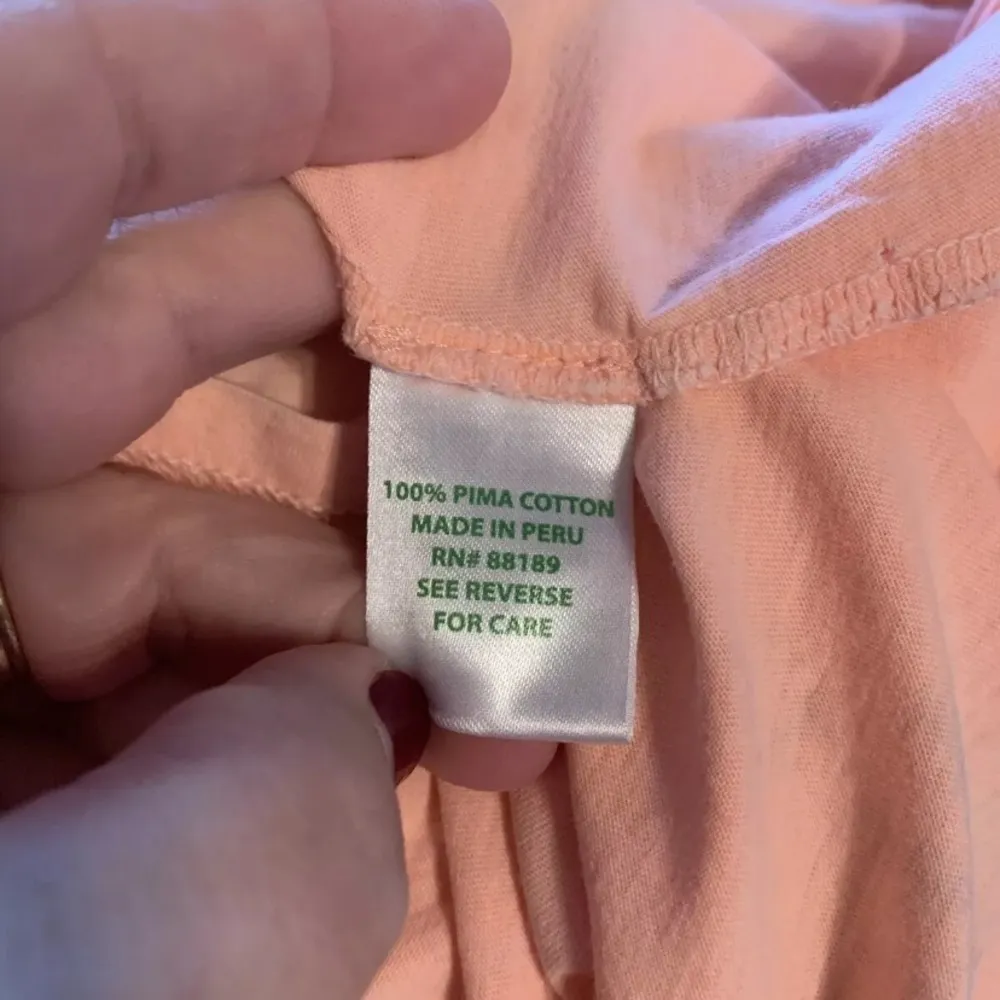 NWOT  Strapless Top Size Medium Peachy Orange - Image 10