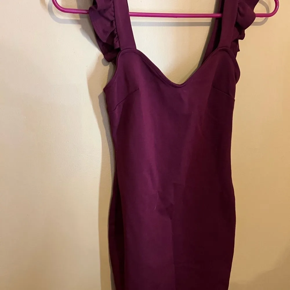 Kimchi Blue Burgundy Sleeveless Dress Xs - Image 7