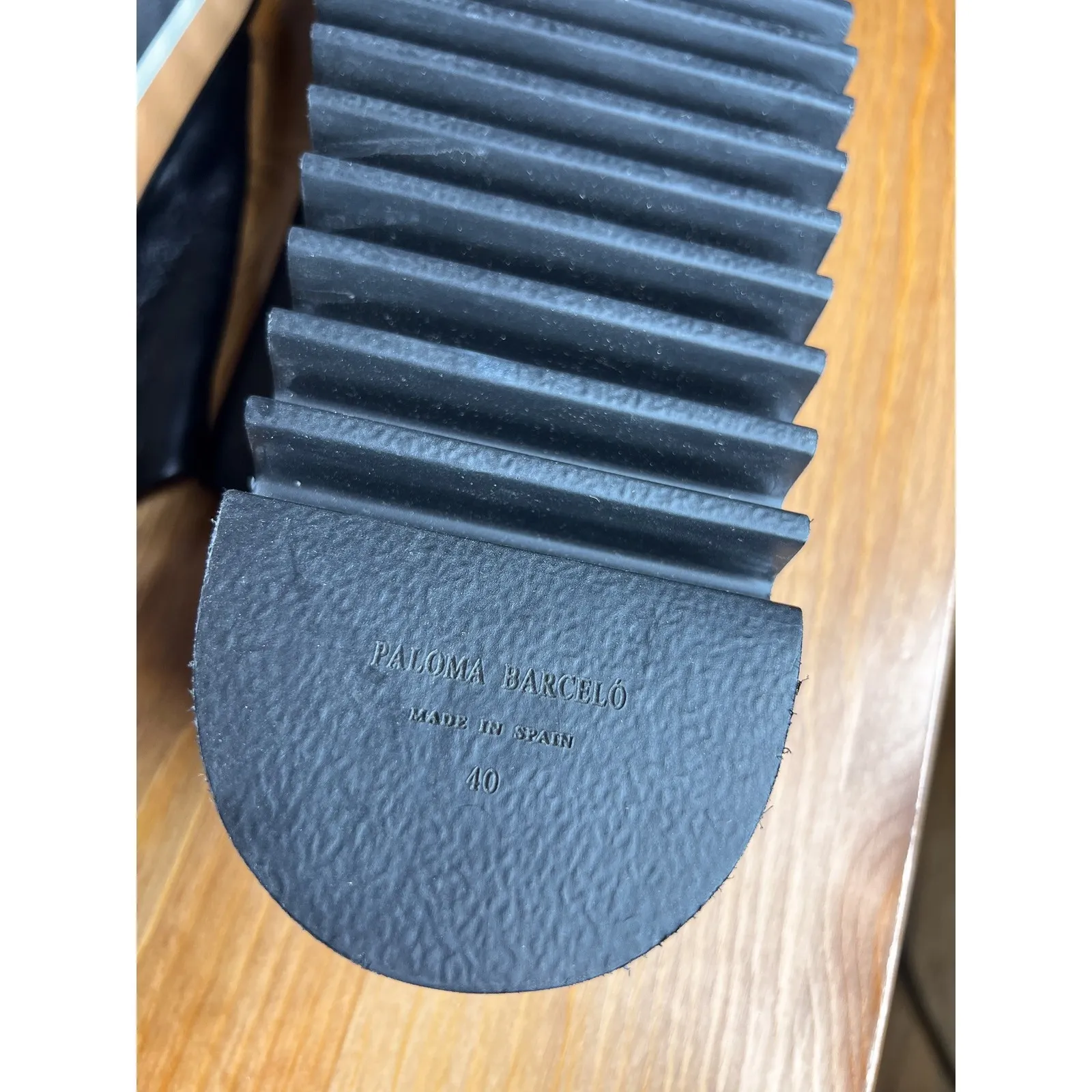 NEW Paloma‎ Barcelo Highest Standards Flatform Sandal Size 40 9.5 Black Platform - Image 8