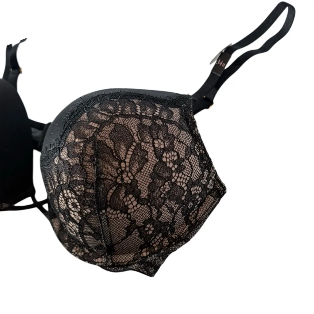 Victoria’s Secret Black Lace Bombshell Bra Limited Edition Push Up - Image 3