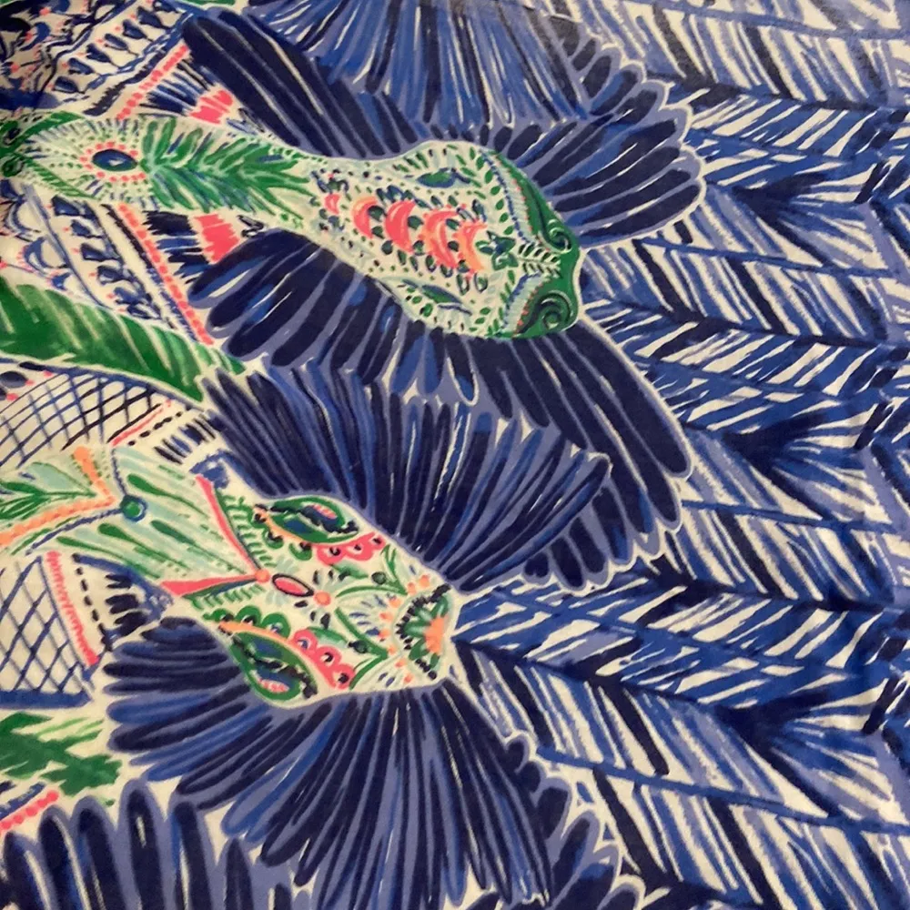 Lilly Pulitzer Scarf very beautiful size 80” long and wide 27” very long scarf - Image 11