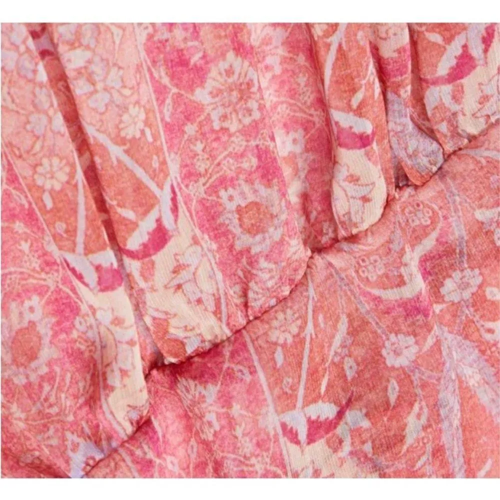 Misa Los Angeles ruffle floral midi dress - Image 10