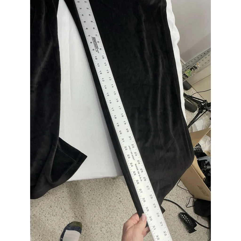 Womans Joe Boxer Womans Plus Pullon Lounge Pants 1 X Black Elastic Waist Studs - Image 9