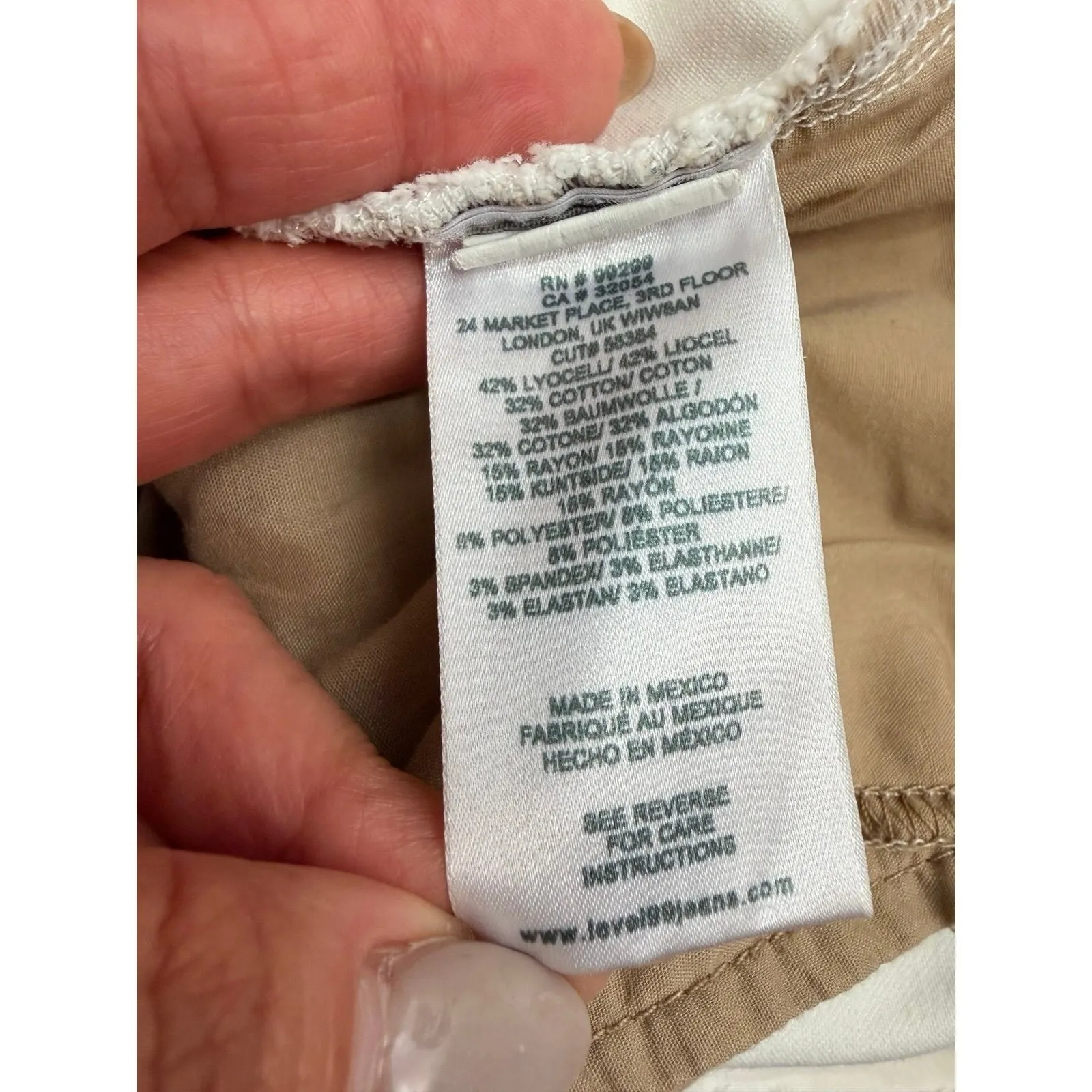 Level 99 Lily Skinny Straight White Jeans Size 27 Mid Rise Stretch - Image 7