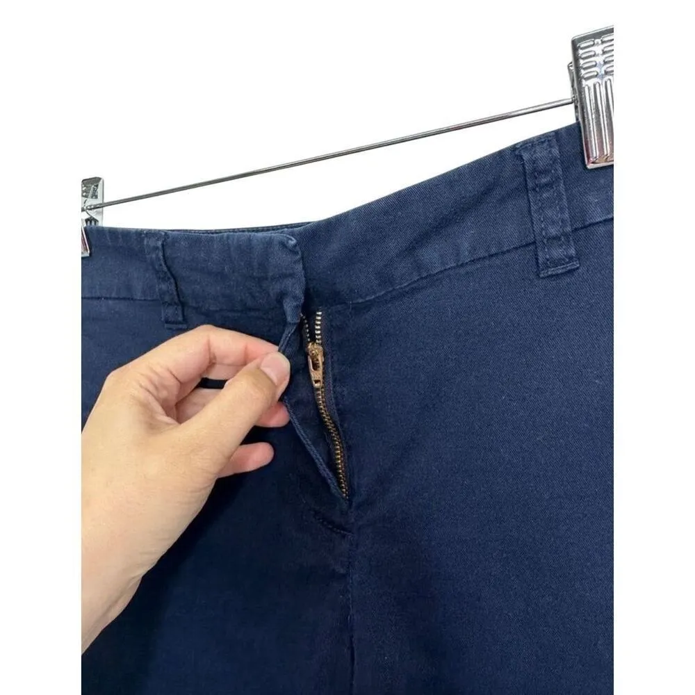J. Crew Shorts Size 2 Navy Blue Chino With Pockets Casual - Image 4