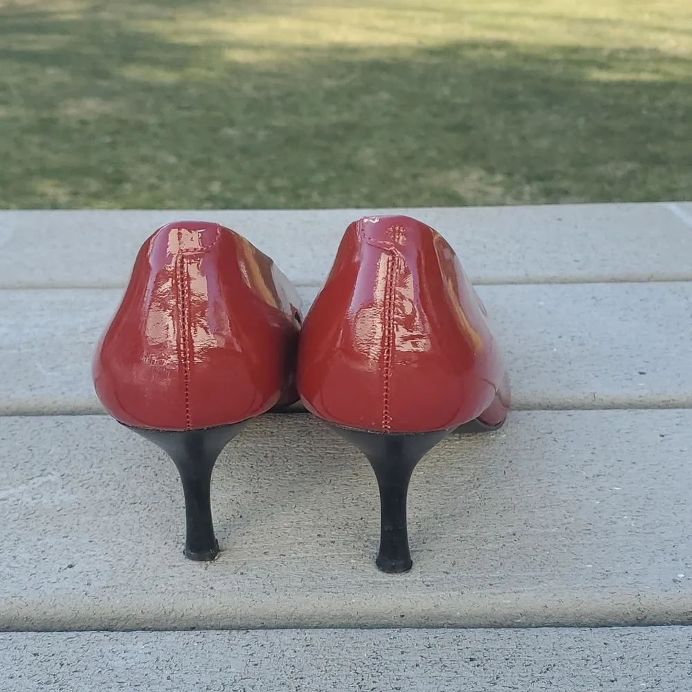Nine West Mooney Patent Heels | Nine West Red Patent Heels - Image 5