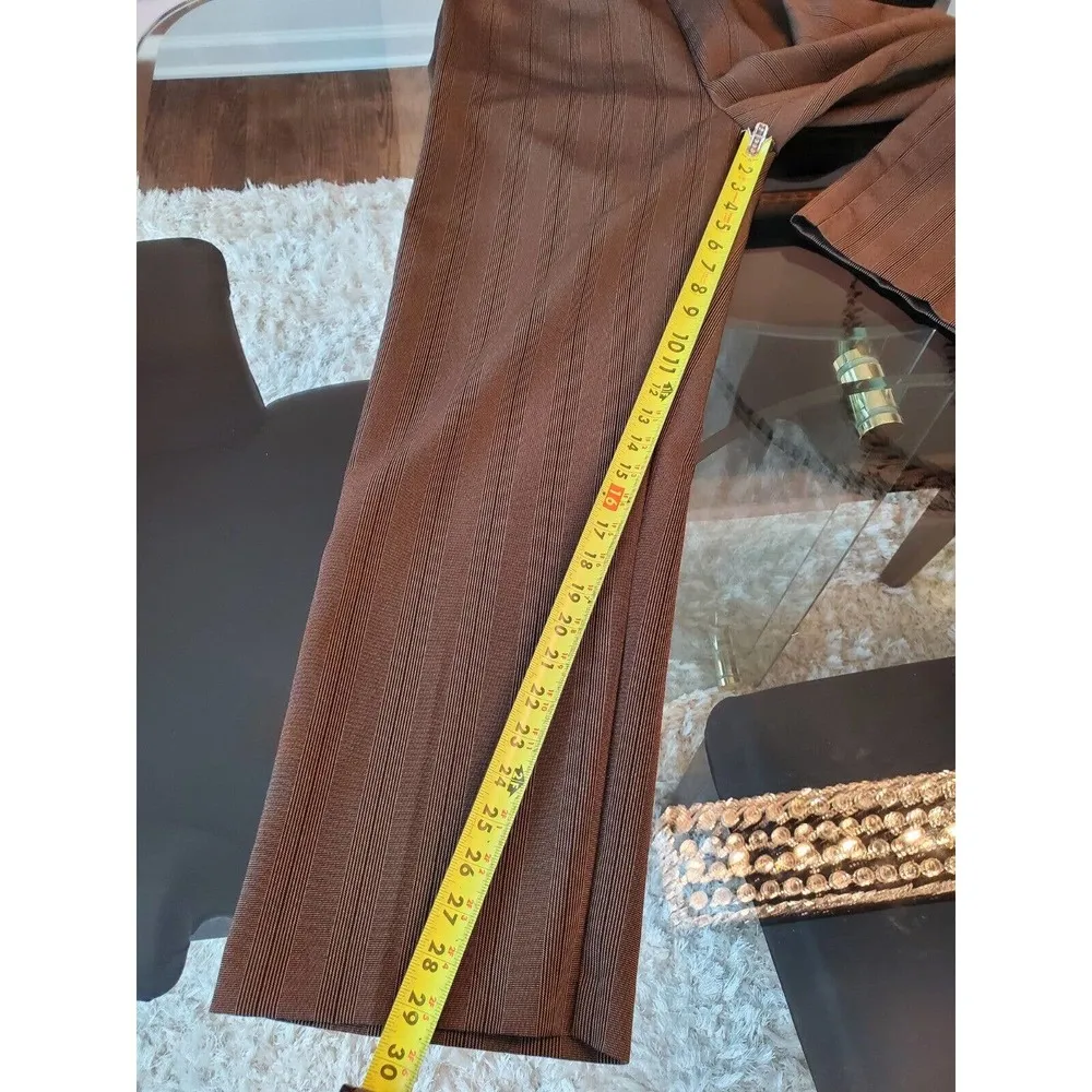 Perceptions Women Brown Polyester Single Breasted Blazer & Top, Pant 3 Pc 12 - Image 10