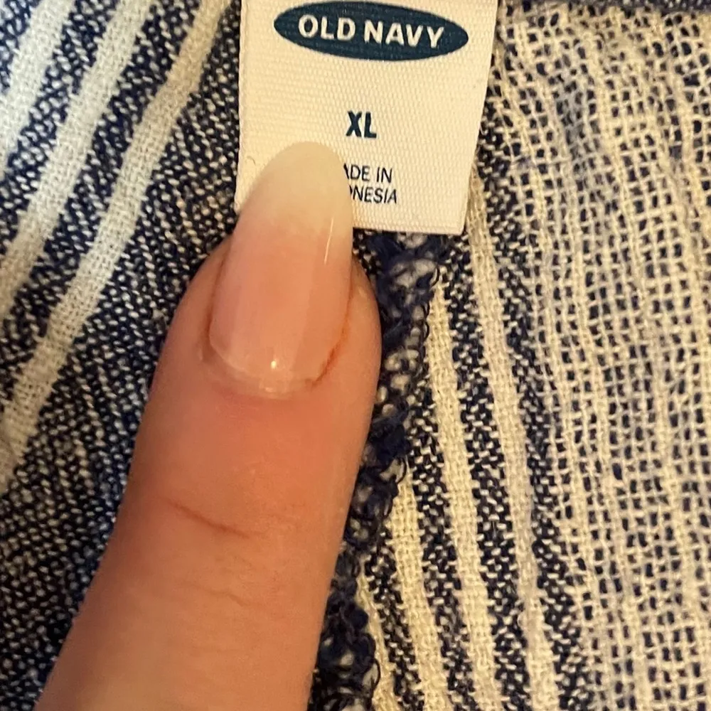 Old Navy  Wide Leg Striped Pants XL - Image 2