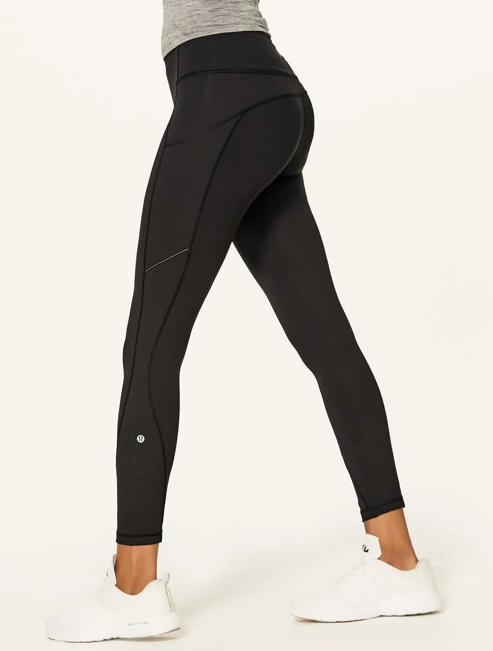 Hot pink Lululemon running leggings - Image 2