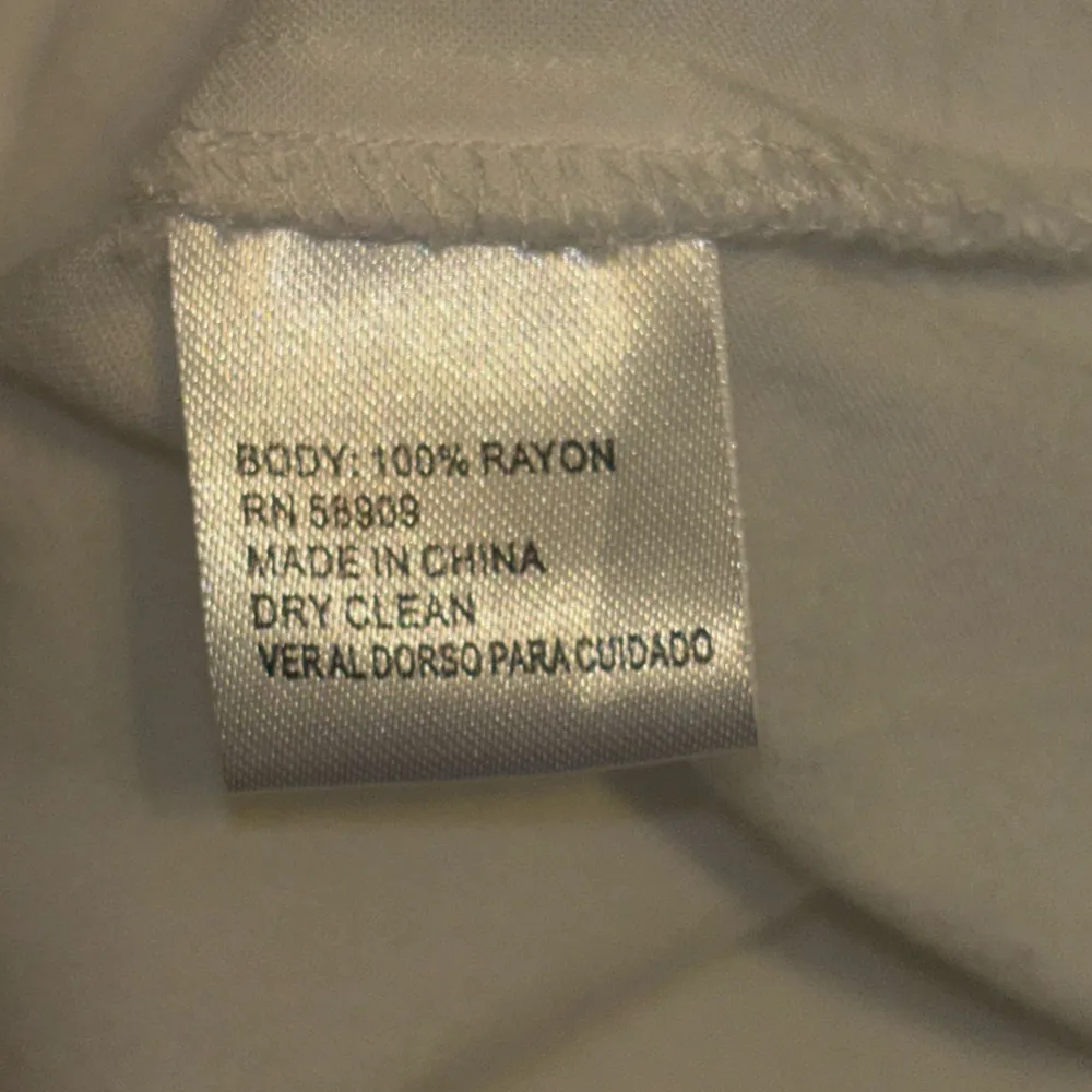 White Ruffle Tie Shoulder Tank Top Size Large - Image 5