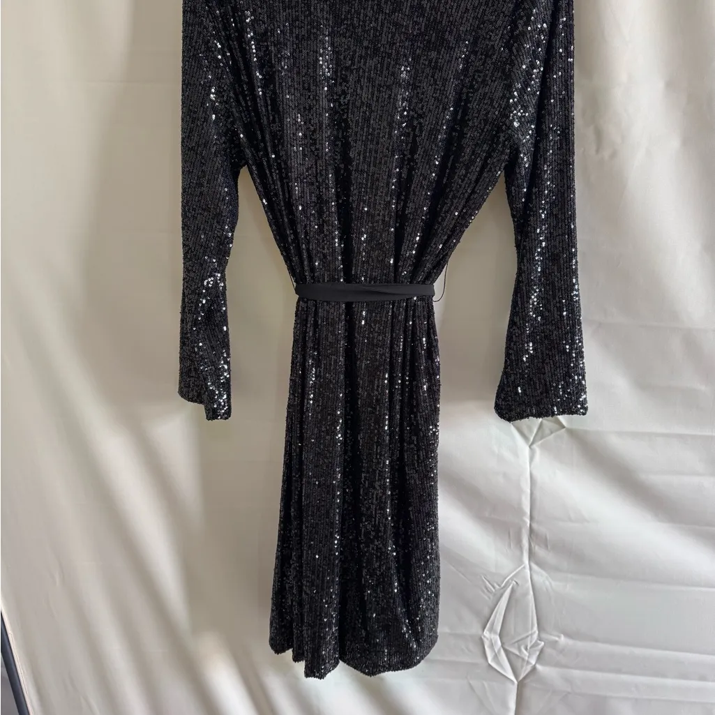 NWT Show Me Your MUMU Women Sequin Wrap Dress Super Gorgeous, Comfortable‎ & FUN - Image 8