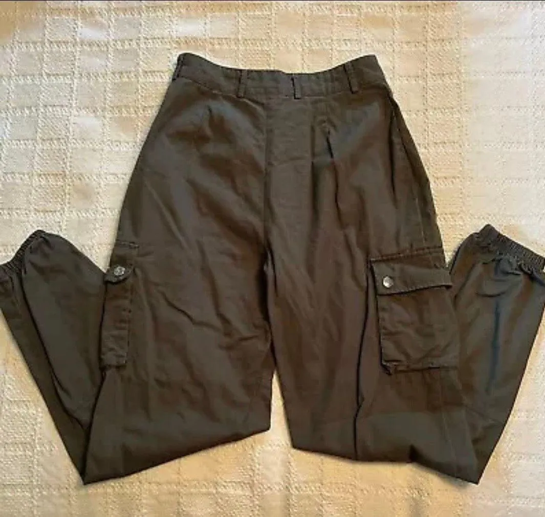 Boo Hoo Casual Cargo Combat Trousers Pants Women’s Size 2 High Waisted - Image 3