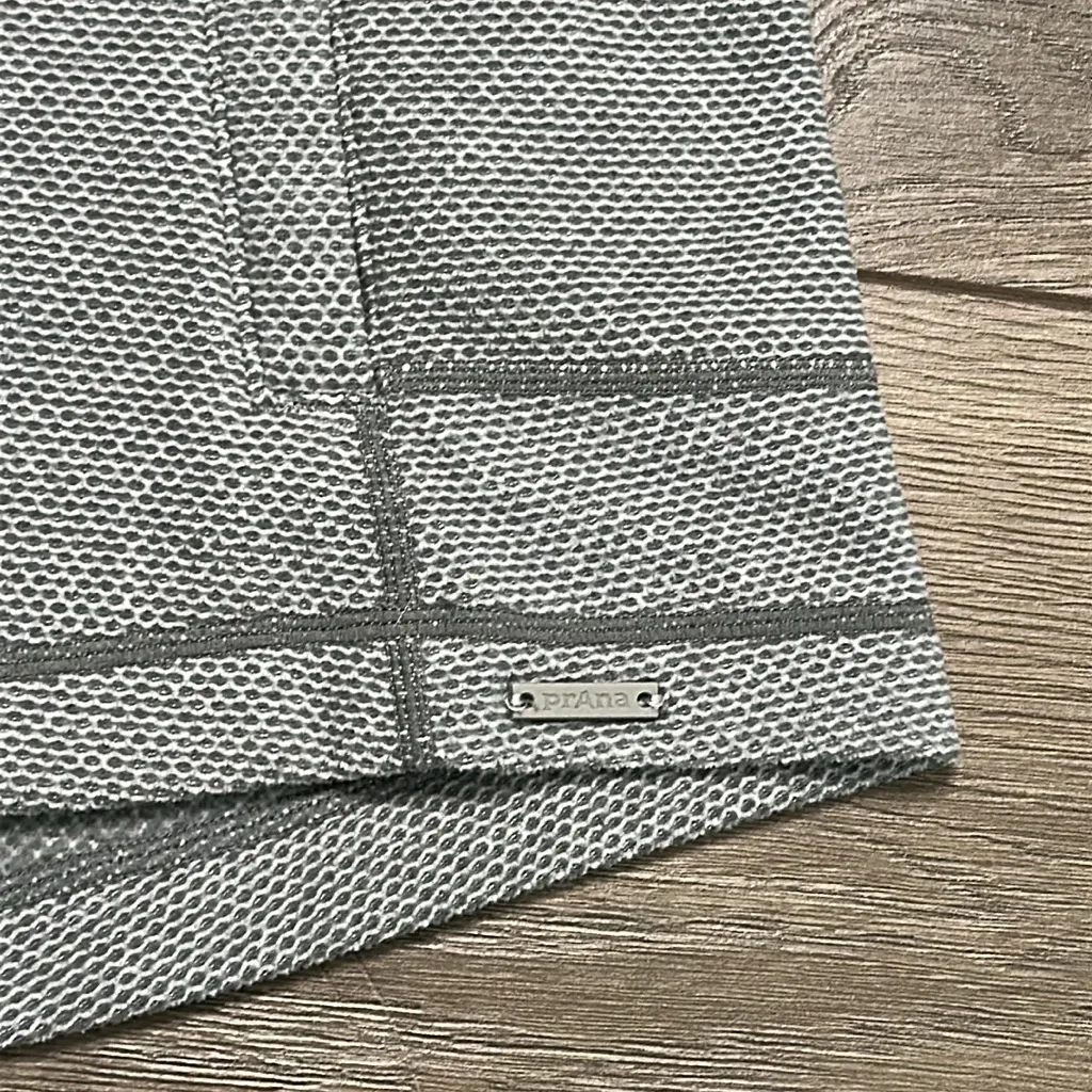 Prana Rockaway‎ Full Zip Gray Texture Hoodie Jacket Size Small - Image 7