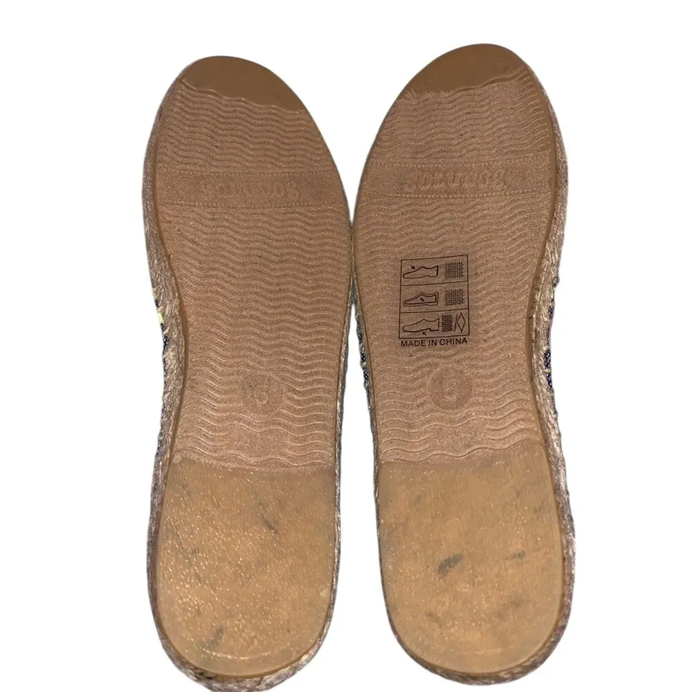 NWT Soludos x Lemlem Denim Striped Espadrilles - Image 6