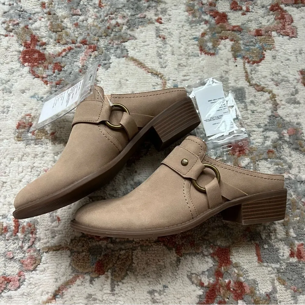 Hush Puppies NWT Silvia Mule Brand New Sample Shoe Size 7 Neutral Tan Beige Clog - Image 10