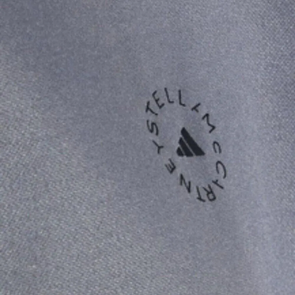 Adidas by Stella McCartney Printed fleece track jacket steel grey L Gray Size M - Image 3