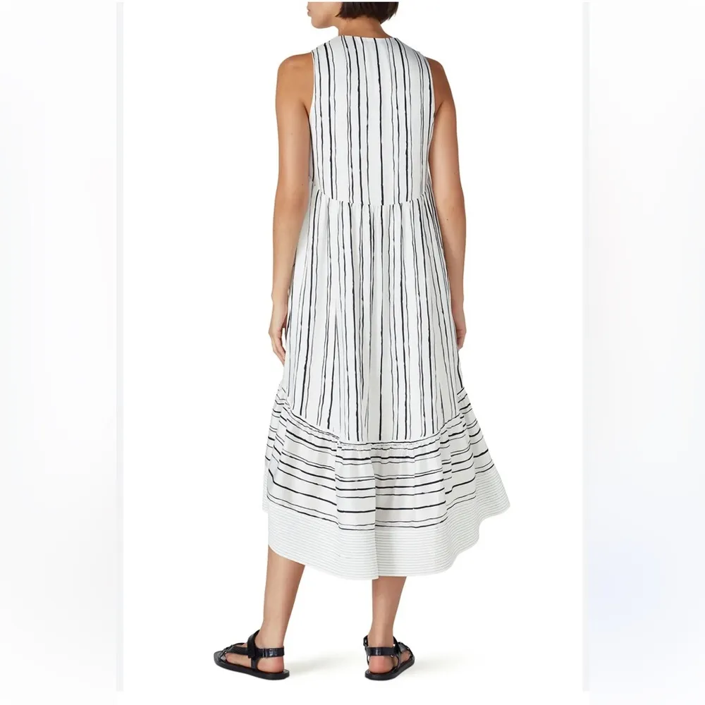 3.1 Phillip Lim High-Low Painted Dress - Image 2