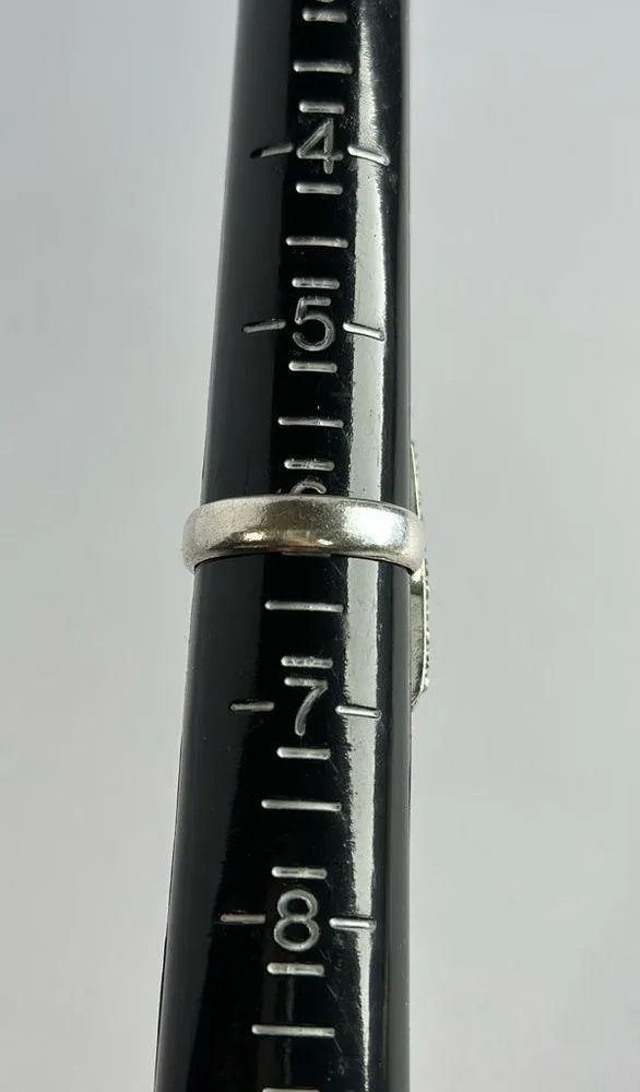 GREEN Swiss Opal Genuine Stone 925 Sterling Silver Ring Size 6 - Image 5