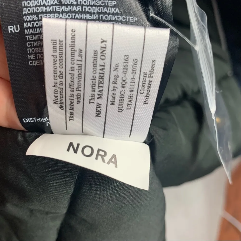 Noize Nora Faux Fur Trim Hooded Parka Jacket Navy Size XS - Image 11