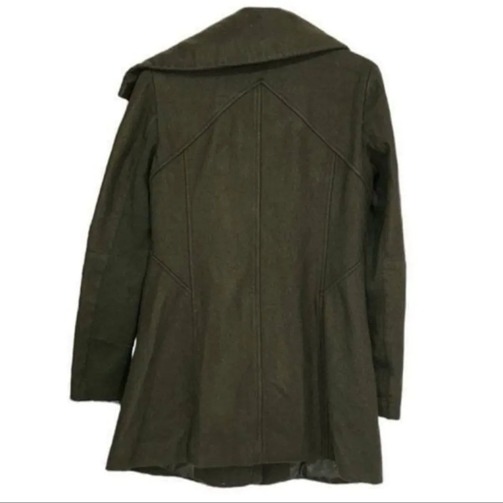 Sam Edelman  Olive Green Wool Blend Jacket(Size Small) - Image 3