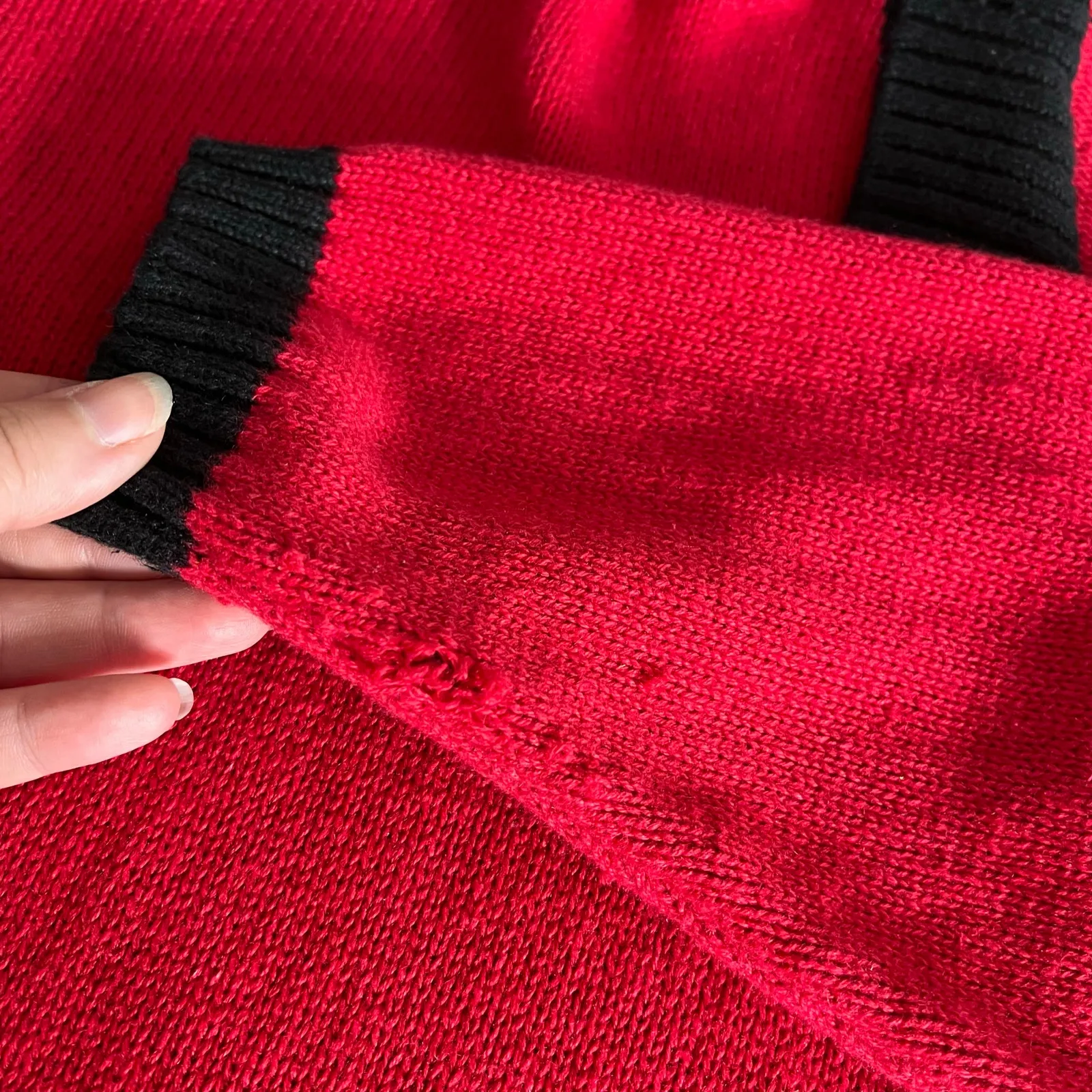 Vintage Timber Lea Womens Sweater Cardigan Collared Button Down Dog Theme Red 2X - Image 13