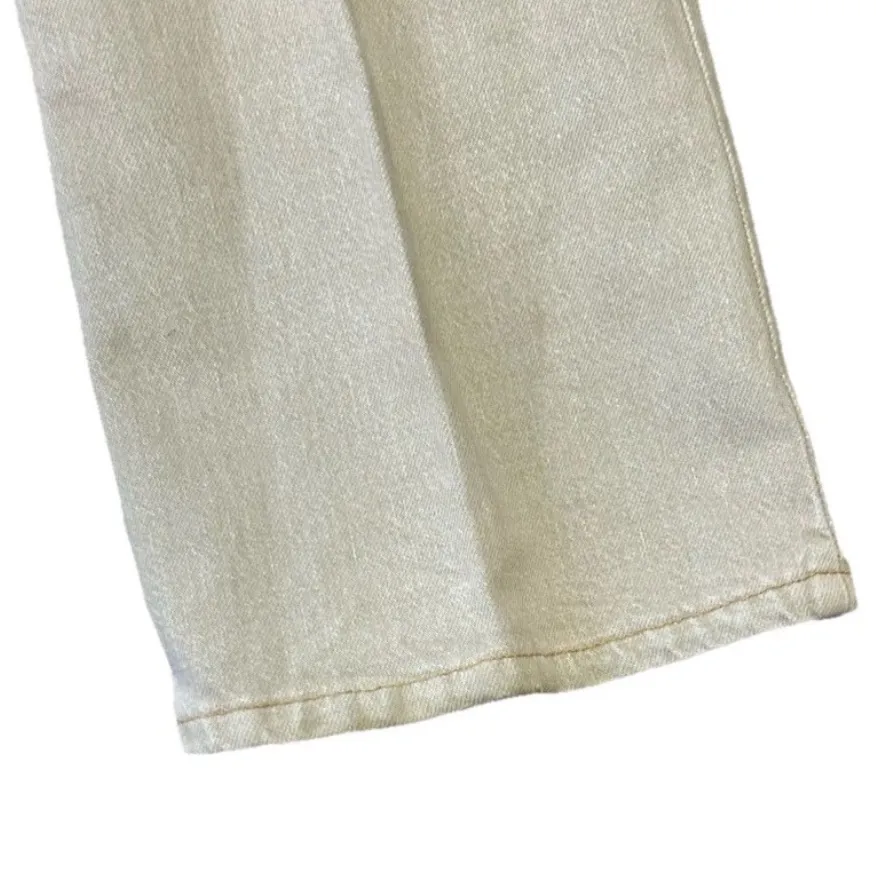 Vintage Levis 517 Jeans Pants Size 9 Jr Sand  Bootcut Slim Fit Mid Rise USA - Image 8