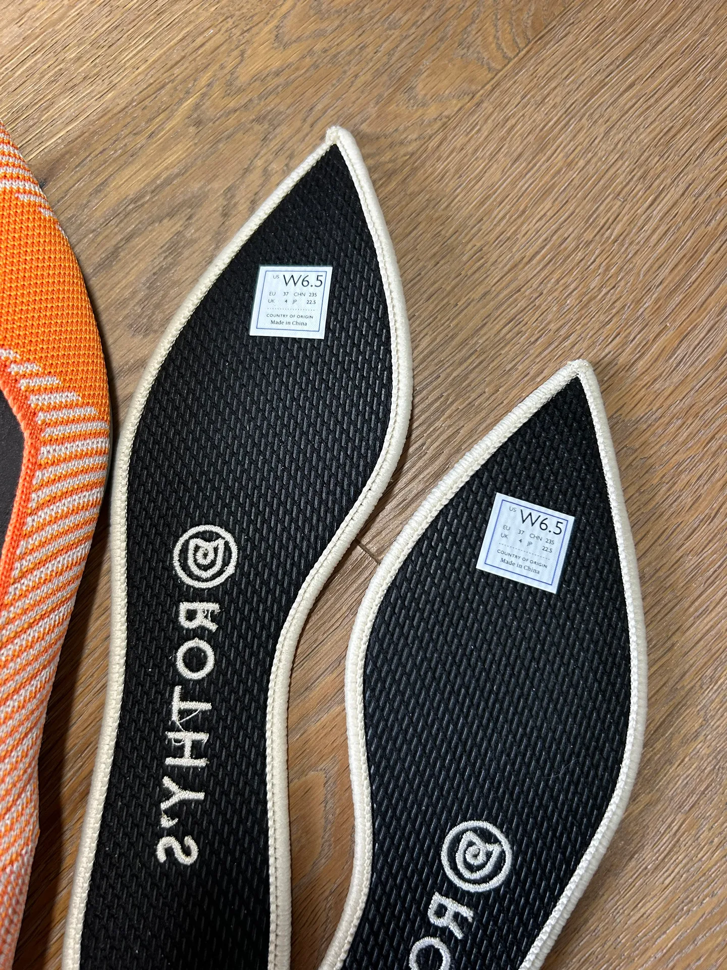 Rothy's Size 6.5  flats, orange The Point - Image 9