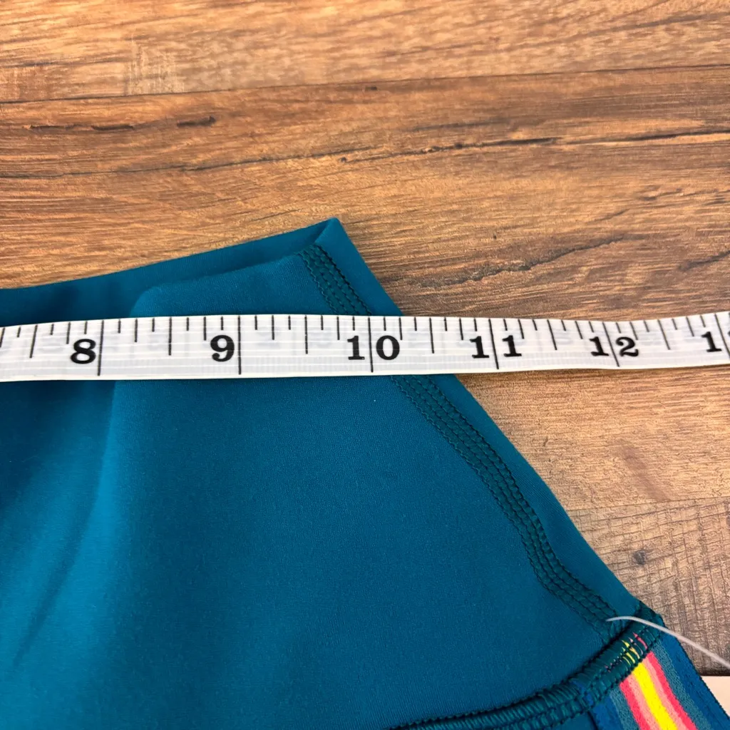 Spiritual Gangster Nyla Active Skirt Skort w/ Taping Dark Turquoise NWT - Image 7