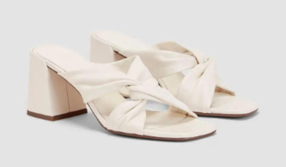 Everlane The Day Twist Heel in White Size 9.5 Summer - Image 4