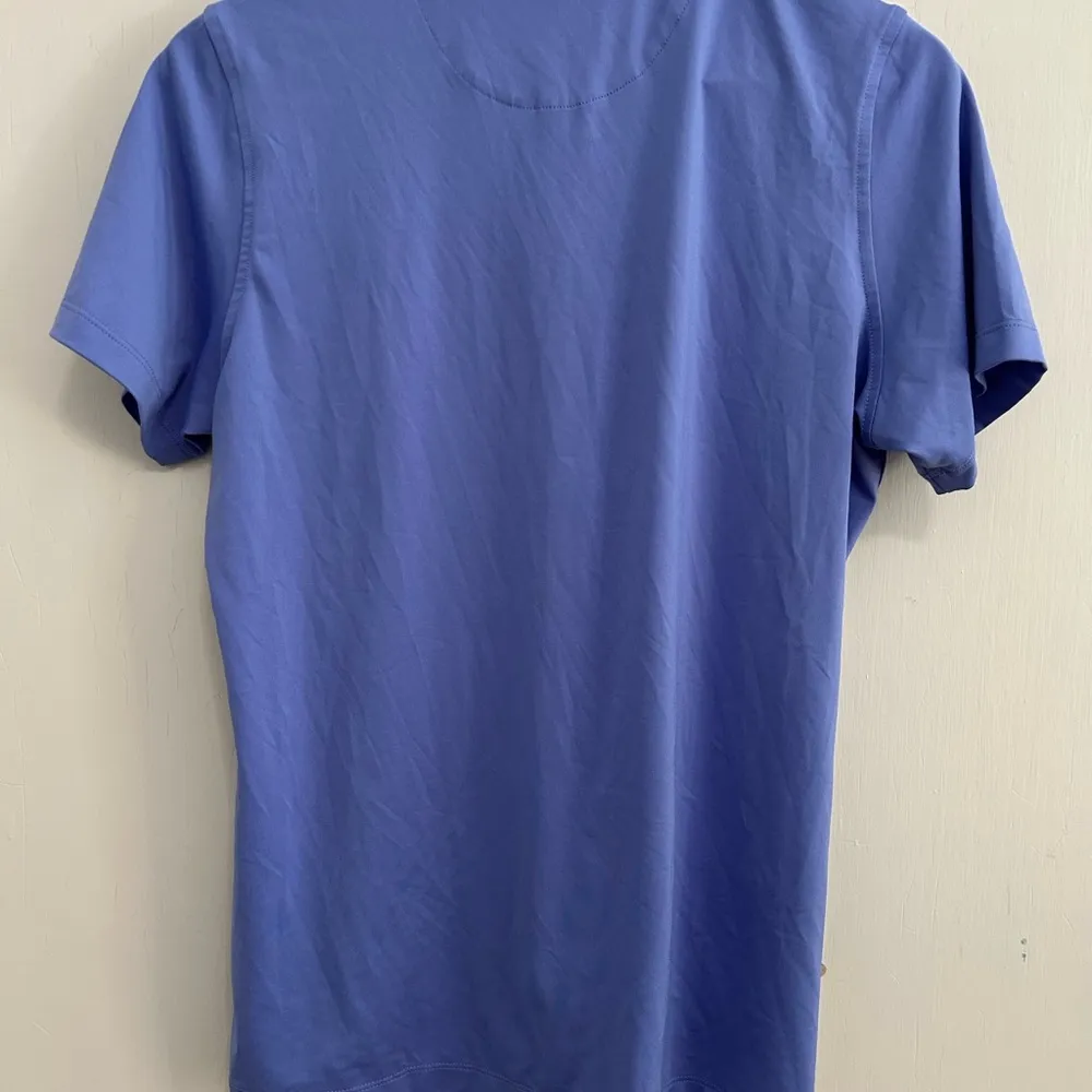 Peter Millar Blue Polo Shirt Classic Design - Image 4