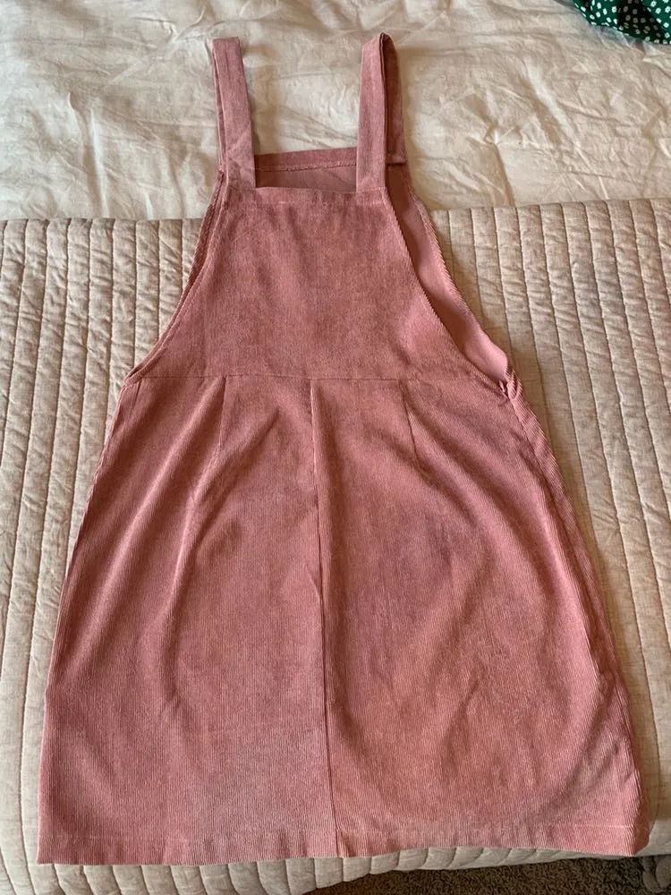 Light Pink Overall Dress - Image 5