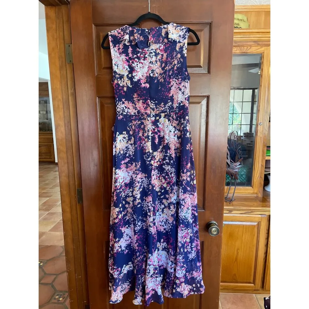 London times Faux wrap floral midi dress size 6 - Image 6