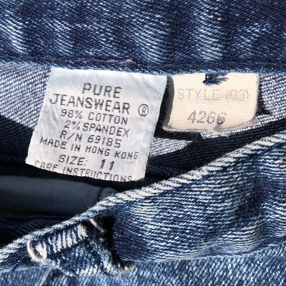 Vintage 80's Pure Jeanswear High rise Jeans Blue Size undefined - Image 5