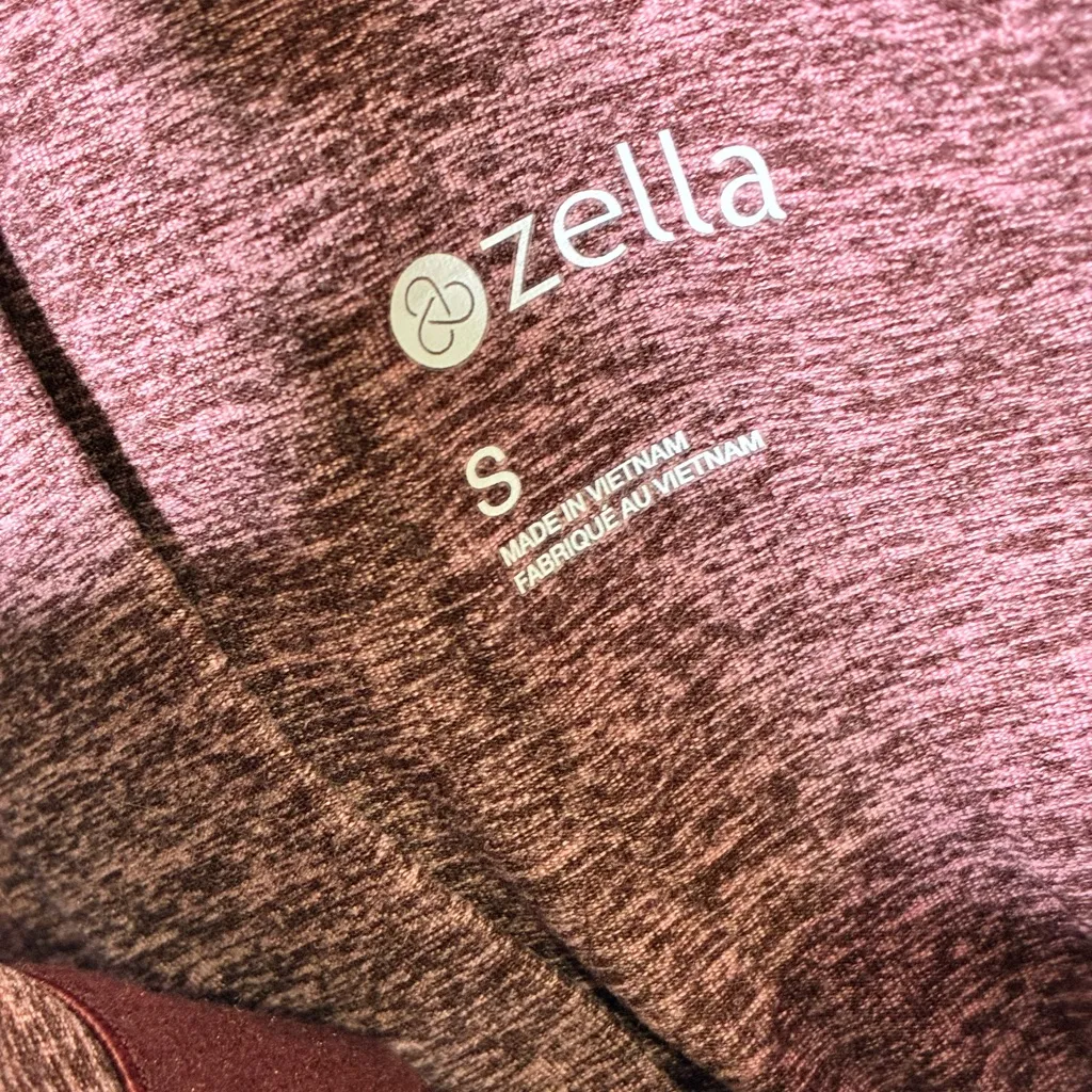 Zella Heathered Pink Sports Top with adjustable straps - Image 3