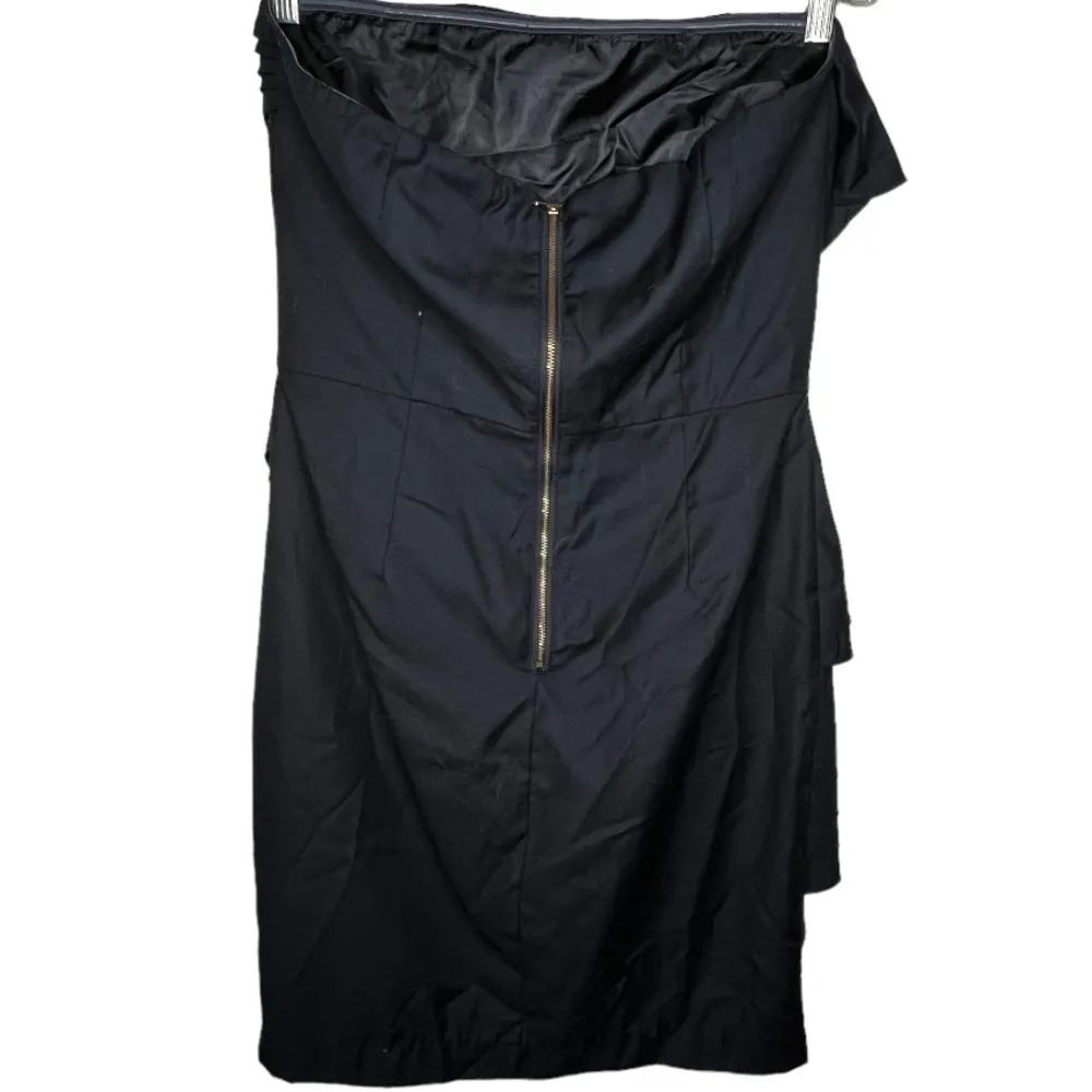 Aryn K  Strapless Black Dress - Image 3