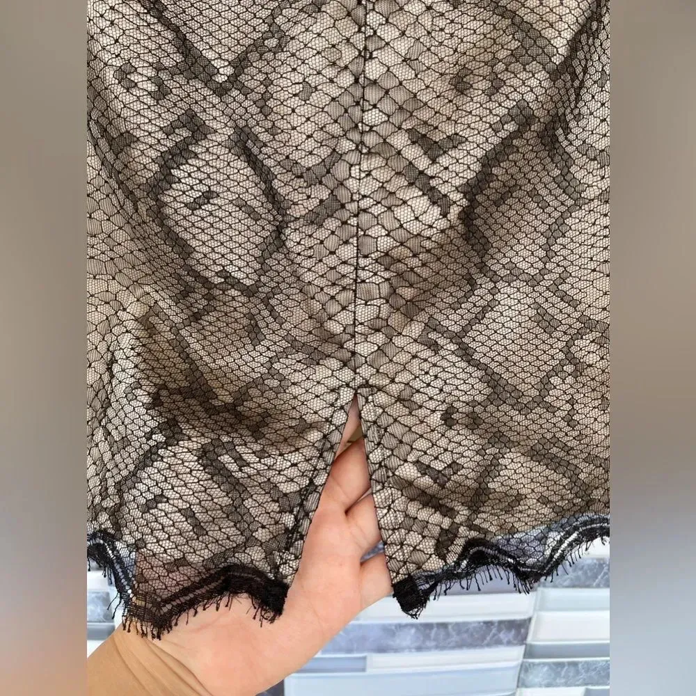 Wolford lace skirt size 36/6 Black - Image 5