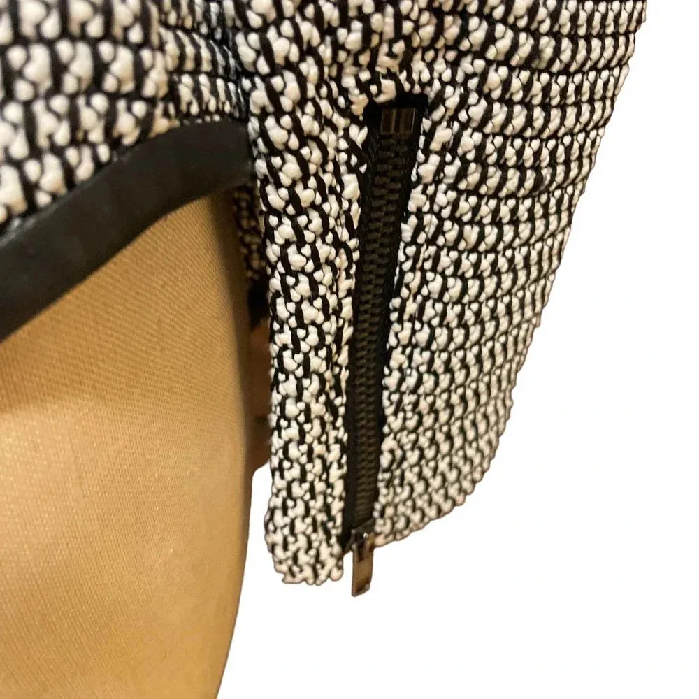 Generation‎ Love Aston Bonded Faux-Leather Boucle Cardigan Blazer Size S - Image 9