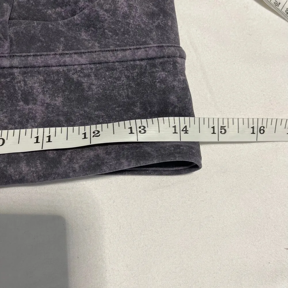 LULULEMON Women’s Wunder Train Longline Bra Dusky Lavender Black Print size 10 - Image 4