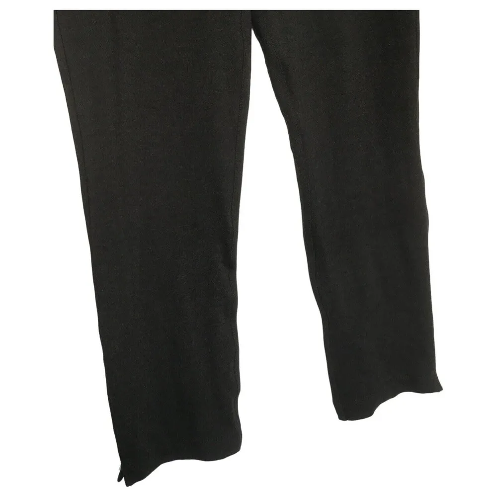 Betabrand Pants Womens XS Pull On Cropped Capri Yoga Ponte Knit Charcoal Gray - Image 5