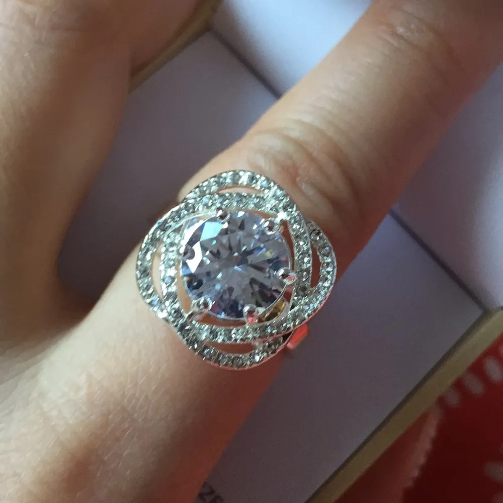 Charter club CZ ring. Size 10 - Image 2