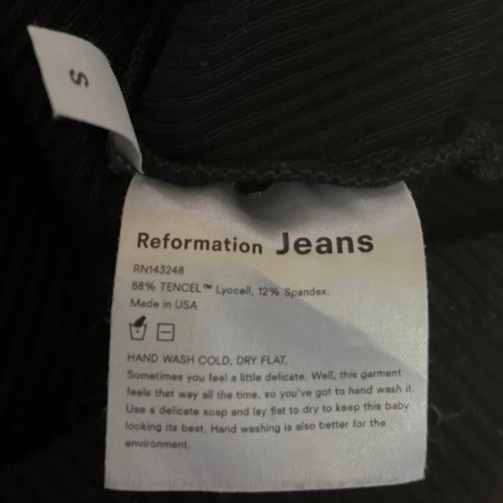 Reformation Maya Black Knit Long Sleeve Turtleneck A Line Mini Dress Size S - Image 9